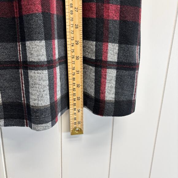 Jessica Howard Womens Dark Academia Preppy Pleated Plaid Mini Dress Size PL Chic - Picture 6 of 10